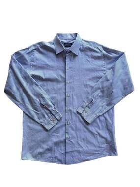 Unlisted A Kenneth Cole Production Men's Blue Plaid Check